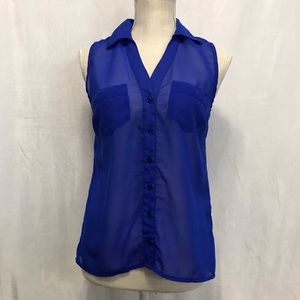 Charlotte Russe blouse. Blue size S.